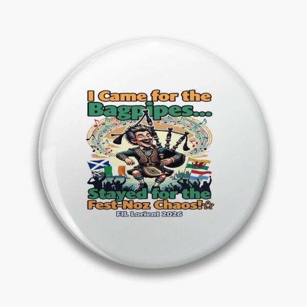 Item preview, I Came for the Bagpipes… Stayed for the Fest-Noz Chaos! | FIL Lorient 2026 Celtic Festival T-Shirt | Funny Breton Bagpiper | Interceltic Festival Gift designed and sold by Sushikidsntod.