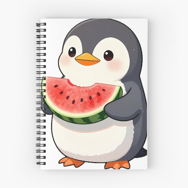 Item preview, Penguin Watermelon Slice designed and sold by pumsquare.