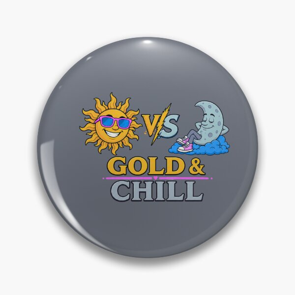 Item preview, Gold & Chill – Sun vs Moon designed and sold by Aimetoi.