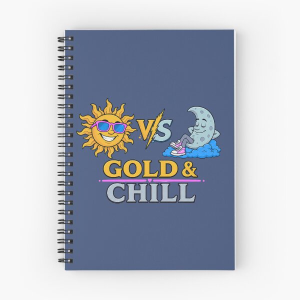 Item preview, Gold & Chill – Sun vs Moon designed and sold by Aimetoi.