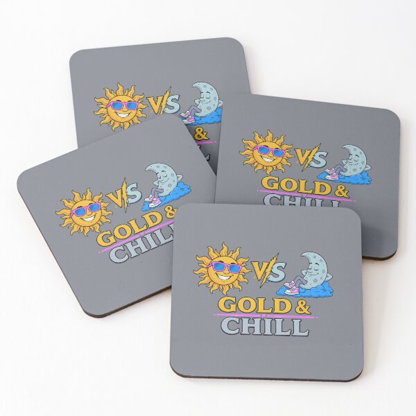 Item preview, Gold & Chill – Sun vs Moon designed and sold by Aimetoi.