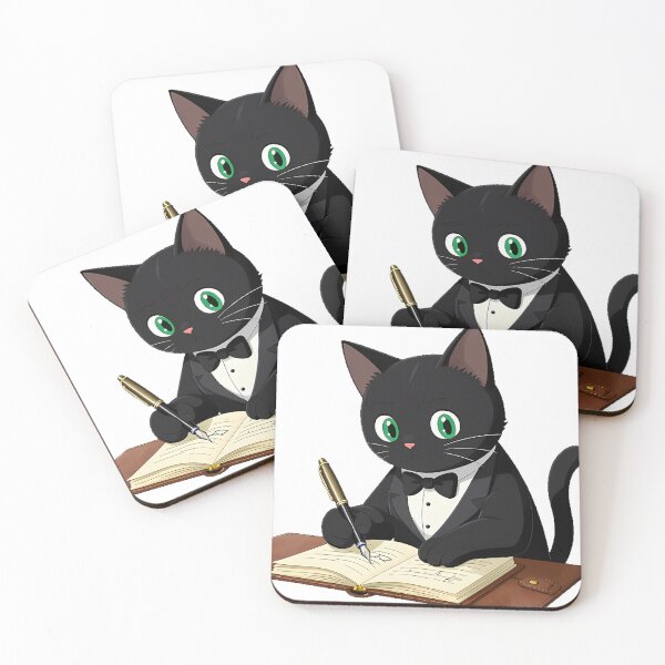 Item preview, Tuxedo Cat Fountain Pen designed and sold by IllumeInk.