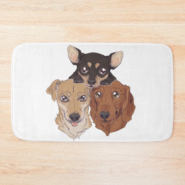 Item preview, Three cute dogs with expressive eyes designed and sold by Davao-68Apple.