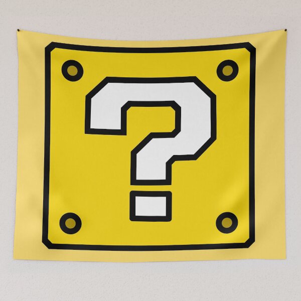 Item preview, question block mario designed and sold by Shiningsticker8.