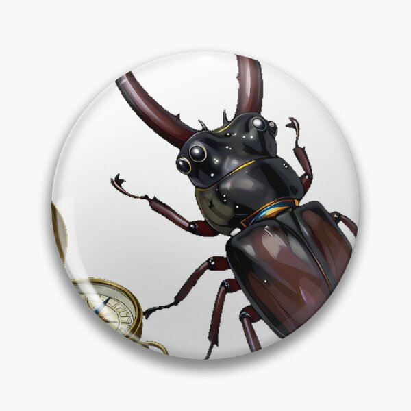Item preview, Stag Beetle Compass designed and sold by IllumeInk.