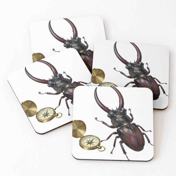 Item preview, Stag Beetle Compass designed and sold by IllumeInk.