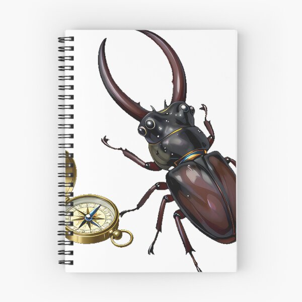 Item preview, Stag Beetle Compass designed and sold by IllumeInk.