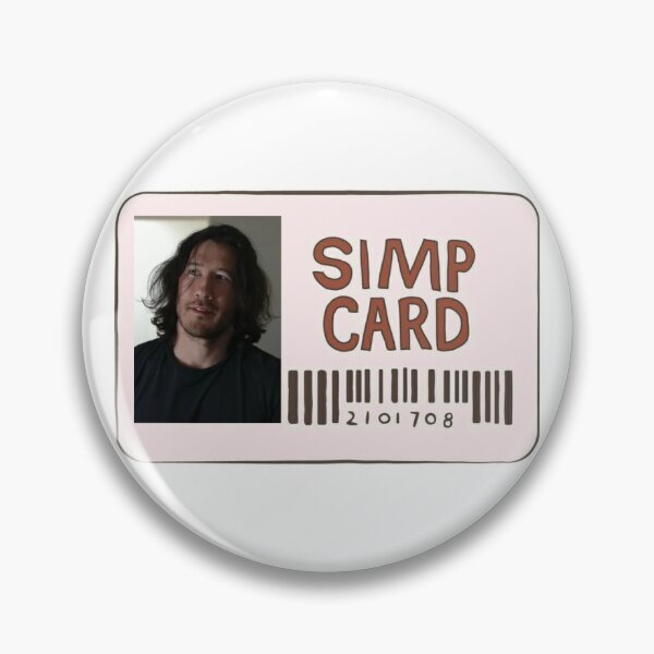 Item preview, Simp Card Markiplier Funny Meme designed and sold by Star Shores Shop.