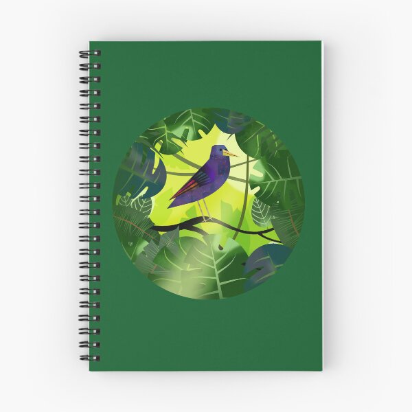 Item preview, Colourful Exotic Bird in Lush Jungle designed and sold by Andrew  Hitchen.
