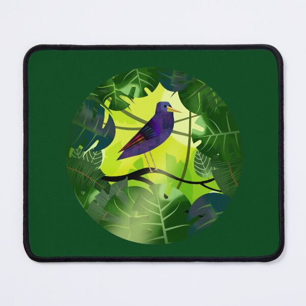 Item preview, Colourful Exotic Bird in Lush Jungle designed and sold by Andrew  Hitchen.