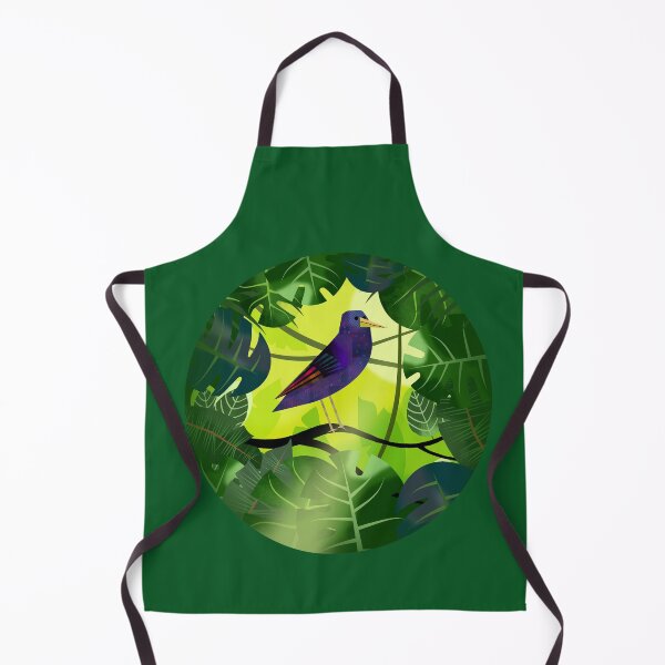 Item preview, Colourful Exotic Bird in Lush Jungle designed and sold by Andrew Hitchen.