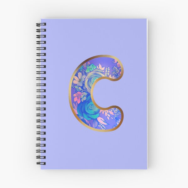 Item preview, C alphabet letter Floral Lettering  designed and sold by elenabdesigns.