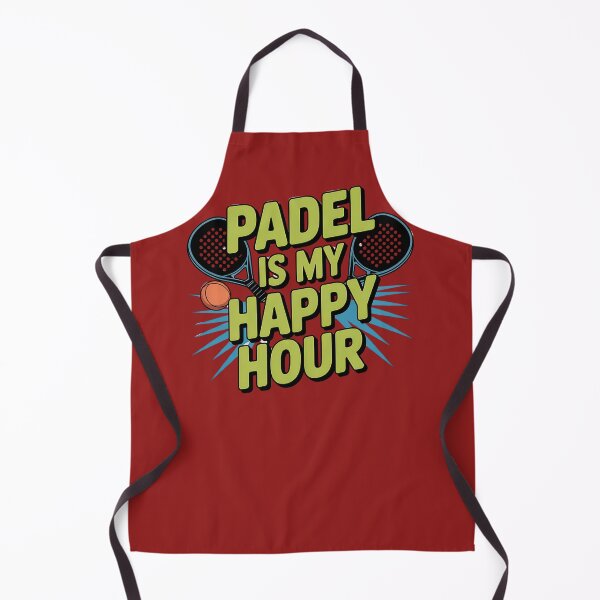 Item preview, Padel is my happy hour, perfect for men, women and kids who love playing pade designed and sold by MalwasBasket.