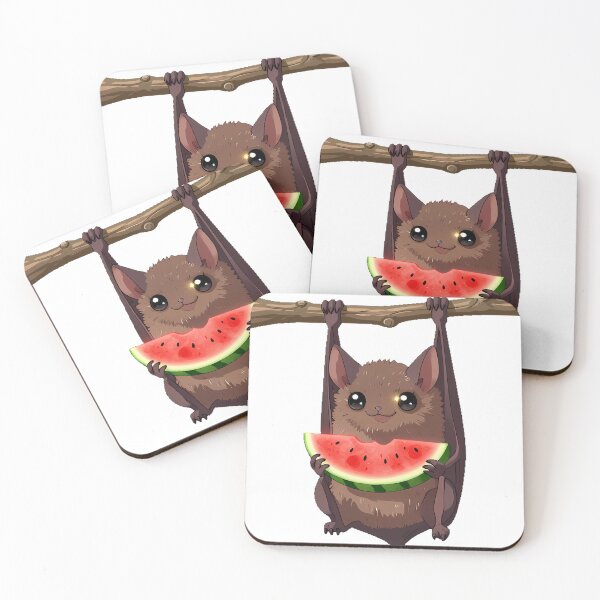 Item preview, Fruit Bat Watermelon Upside Down designed and sold by pumsquare.