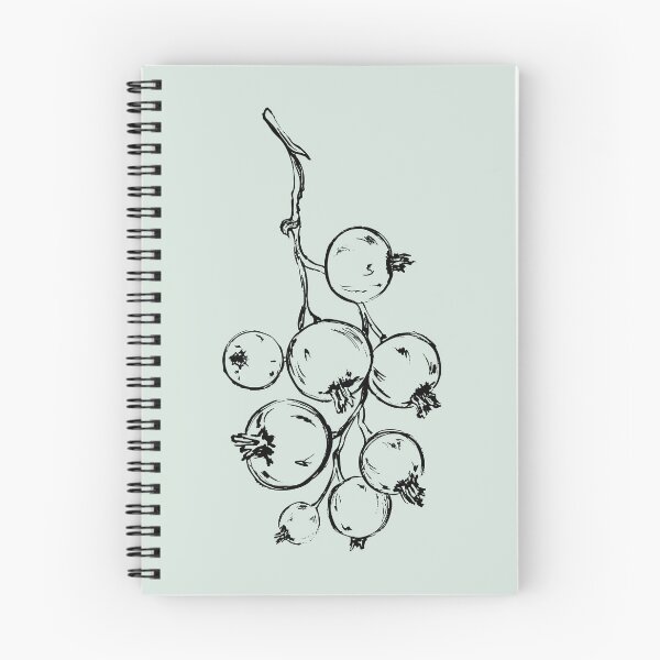 Item preview, Black Currant Berry Line Art Sticker designed and sold by Sagi Jane Art.