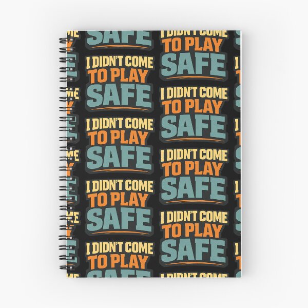 Item preview, I Didn't Come To Play Safe Funny Typography Shirt designed and sold by TeeTimeTreasure.