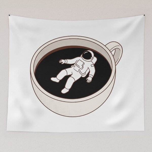 Item preview, Lost in the Morning Brew Astronaut designed and sold by Bad-Decisions-Designs.