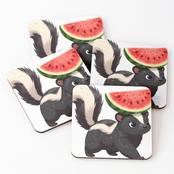 Item preview, Skunk Watermelon Stroll designed and sold by pumsquare.