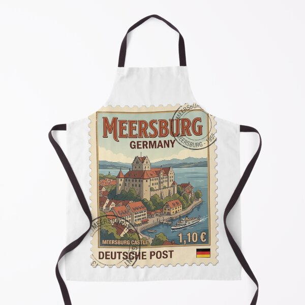 Item preview, Meersburg Castle Germany Vintage Travel Stamp designed and sold by k3rstman1.