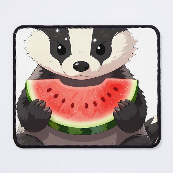 Item preview, Badger Watermelon Stripes designed and sold by pumsquare.