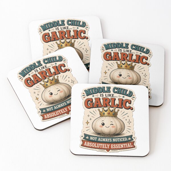 Item preview, Middle Child Is Like Garlic, National middle child day! designed and sold by OneDotSpot.