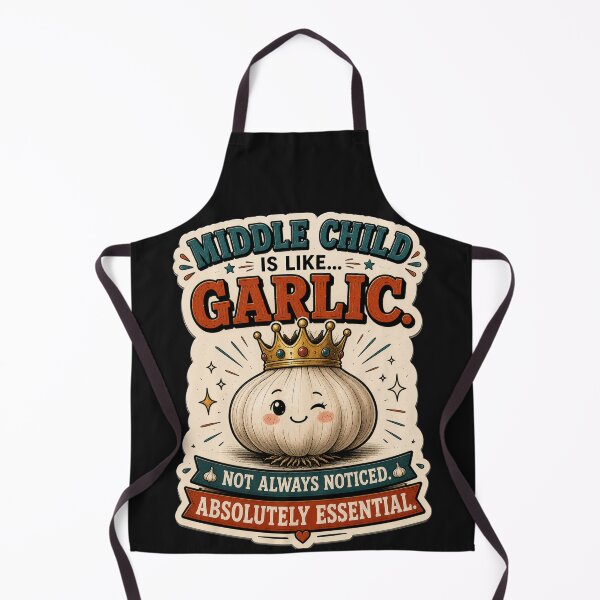 Item preview, Middle Child Is Like Garlic, National middle child day! designed and sold by OneDotSpot.