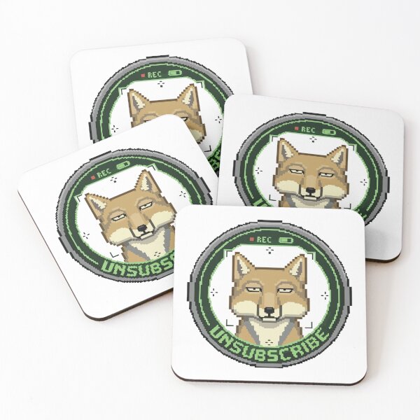 Item preview, Unsubscribe Retro Pixel Art Tibetan Sand Fox Gamer designed and sold by Arc2020.