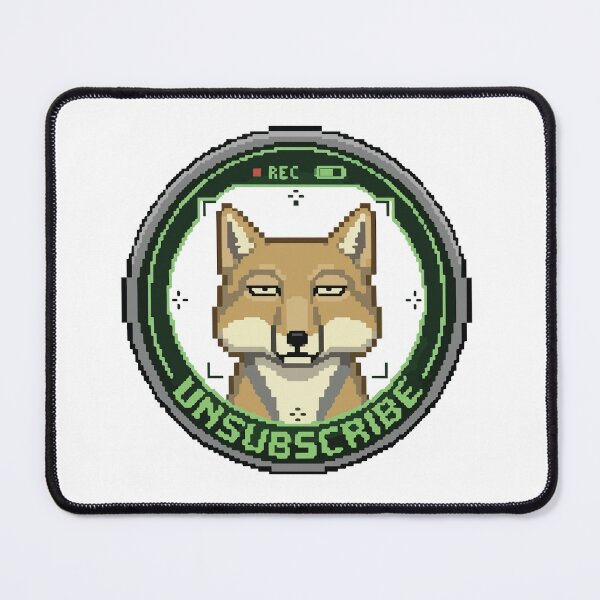 Item preview, Unsubscribe Retro Pixel Art Tibetan Sand Fox Gamer designed and sold by Arc2020.