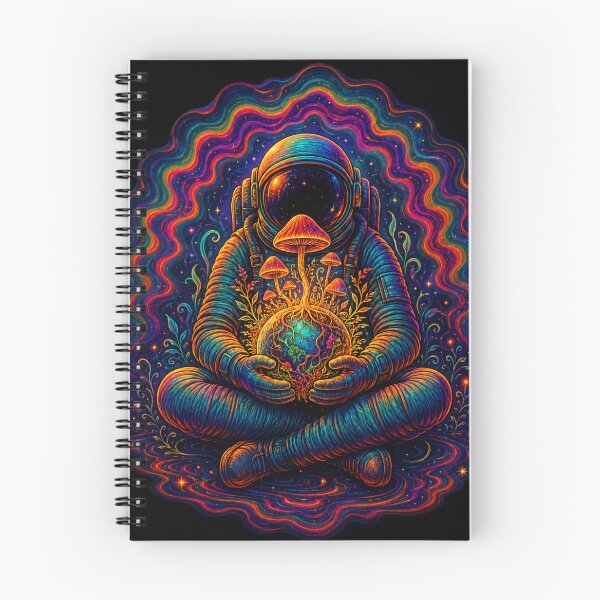 Item preview, Cosmic Astronaut with Magic Mushroom Psychedelic Space Art designed and sold by NightWisdom.