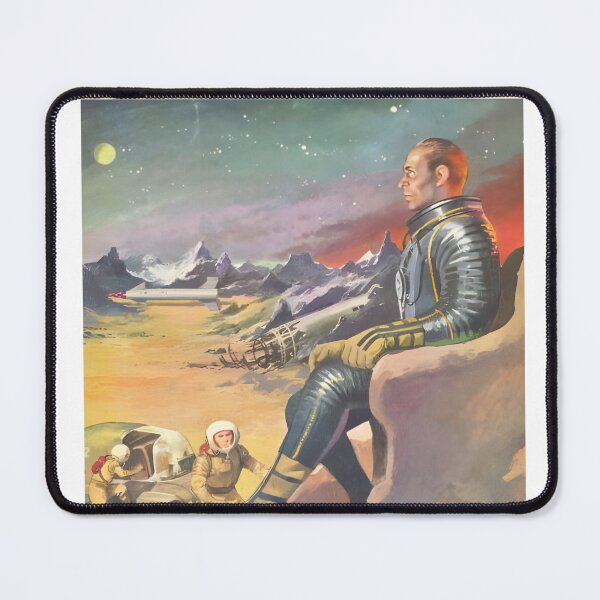 Item preview, Science Fiction Sci-Fi Flying Saucer Roswell Original Custom Vintage Poster Wall Art Startling Stories Strange Mystery Dark designed and sold by Cool Robot Bro..