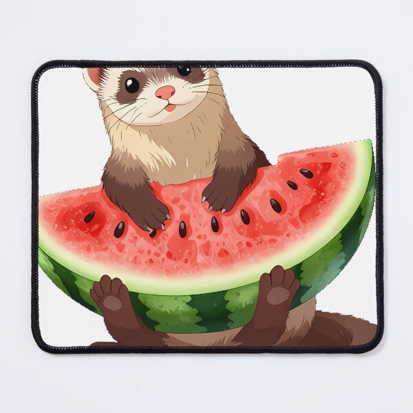 Item preview, Ferret Watermelon Tangle designed and sold by pumsquare.