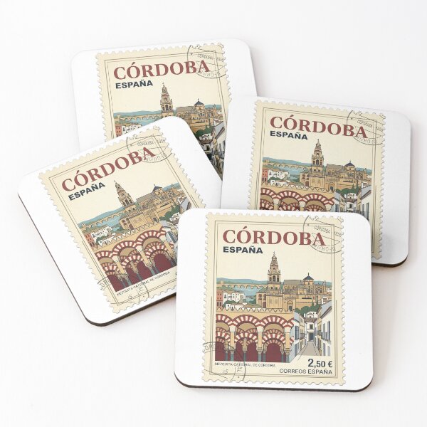 Item preview, Vintage Cordoba Spain Mezquita Catedral Travel Stamp designed and sold by k3rstman1.