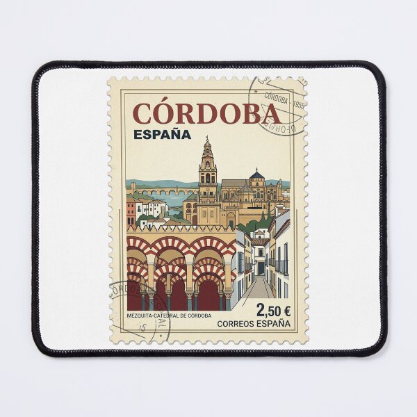 Item preview, Vintage Cordoba Spain Mezquita Catedral Travel Stamp designed and sold by k3rstman1.