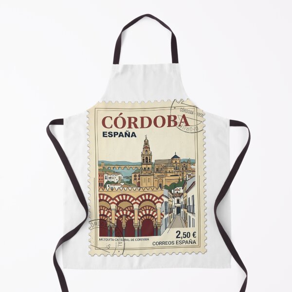 Item preview, Vintage Cordoba Spain Mezquita Catedral Travel Stamp designed and sold by k3rstman1.