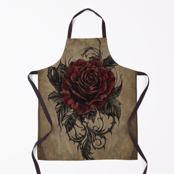 Item preview, Crimson Gothic Rose with Ornamental Thorns designed and sold by IdeaSmith.