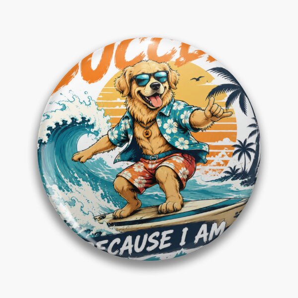 Item preview, I Will Succeed Because I Am Insane Surfing Dog T-Shirt – Funny Summer Beach Vibes Graphic Tee designed and sold by Artimax-Studio.