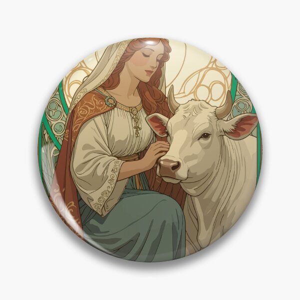 Item preview, The Patron Saint of Dairymaids St Brigid designed and sold by taiche.