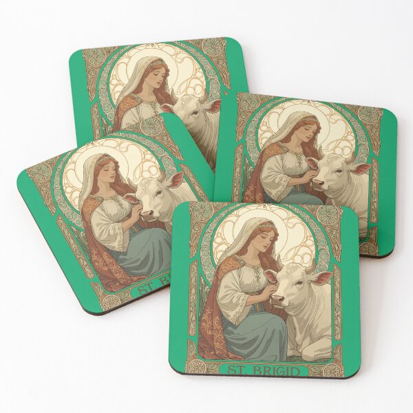 Item preview, The Patron Saint of Dairymaids St Brigid designed and sold by taiche.