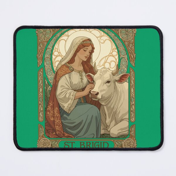 Item preview, The Patron Saint of Dairymaids St Brigid designed and sold by taiche.