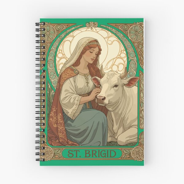 Item preview, The Patron Saint of Dairymaids St Brigid designed and sold by taiche.