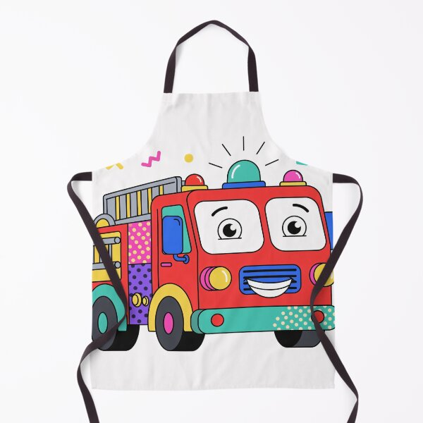 Item preview, Fire truck Cartoon designed and sold by ardenthaus.