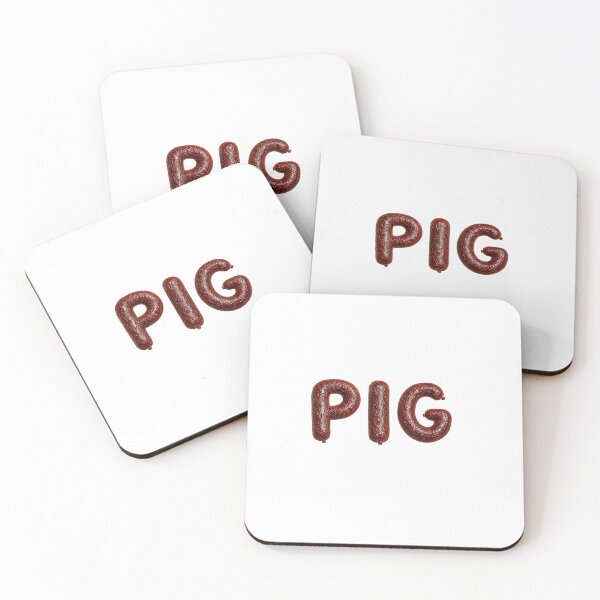 Item preview, PIG Sausage Typography Funny BBQ Food Pun Design designed and sold by Ramona-Gliga.