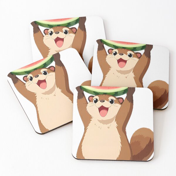 Item preview, Weasel Watermelon Victory designed and sold by pumsquare.