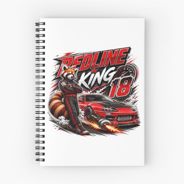 Item preview, Redline King Turbo Drift Graphic | JDM Racing Car PNG | Japanese Streetwear | Motorsport Sticker designed and sold by Stylestickers55.