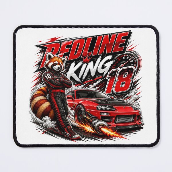 Item preview, Redline King Turbo Drift Graphic | JDM Racing Car PNG | Japanese Streetwear | Motorsport Sticker designed and sold by Stylestickers55.