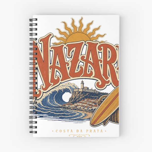 Item preview, Nazare Portugal Vintage Hand Lettered Travel Emblem designed and sold by VisualArtsOasis.