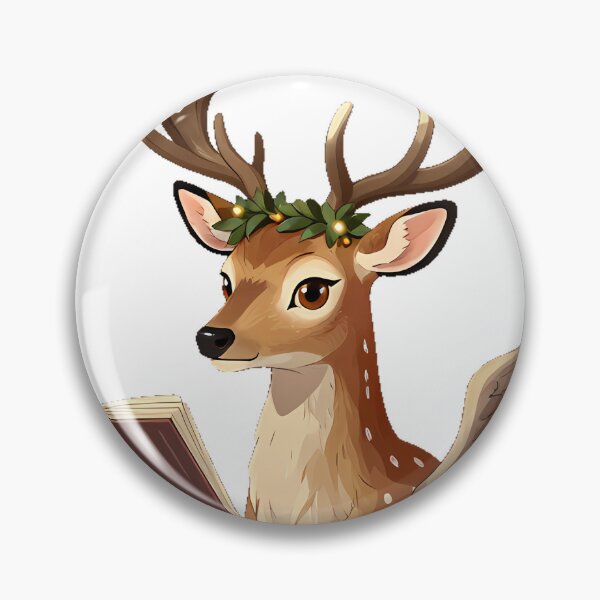 Item preview, Deer Poet Laureate designed and sold by IllumeInk.