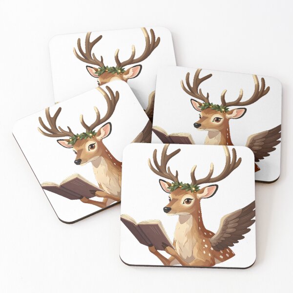 Item preview, Deer Poet Laureate designed and sold by IllumeInk.