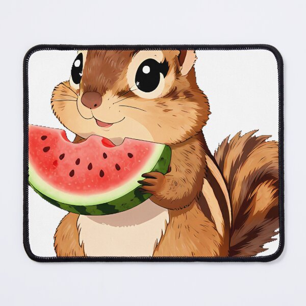 Item preview, Chipmunk Watermelon Stripes designed and sold by pumsquare.