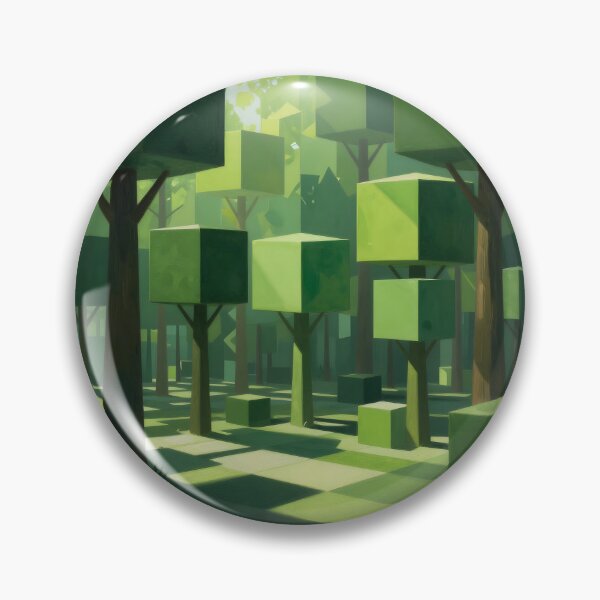 Item preview, Squared Wilderness: The Geometric Forest designed and sold by PawPrintedArt.